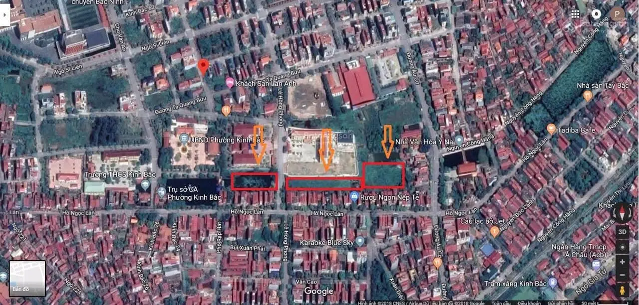 Bán dự án nhà liền kề đường Lê Hồng Phong, Phường Kinh Bắc, thành phố Bắc Ninh