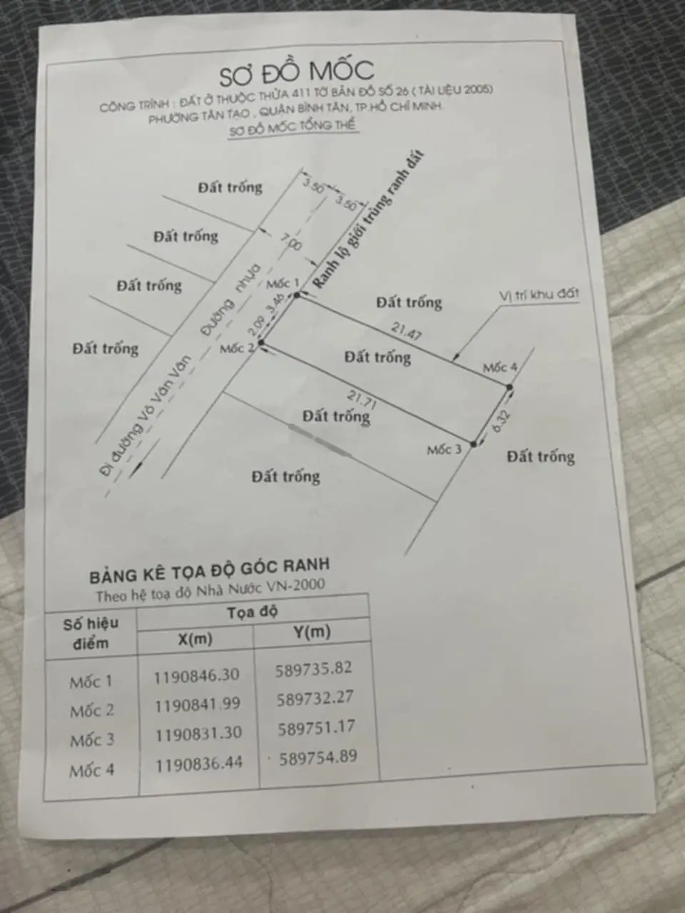 Cần Bán Gấp Lô Đất Võ Văn Vân - Phường Tân Tạo - 127M2 Full Thổ Cư - Hơn 35 Triệu/M2