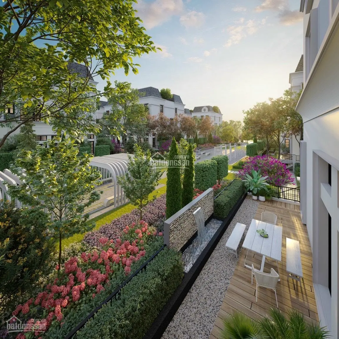 Biệt thự đơn lập Le Jardin ParkCity mẫu C 216m2 cực đẹp