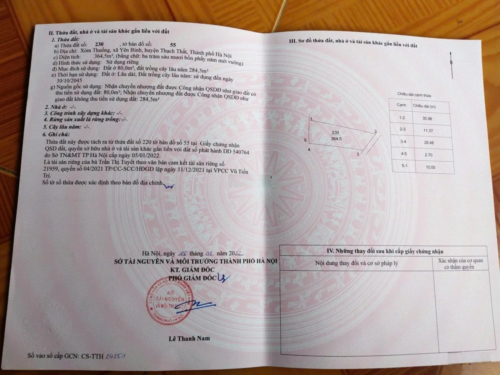 Đất Yên Bình sẵn nhà đẹp, gần Tỉnh Lộ 446 đường thông siêu đẹp chủ cần tiền bán nhanh hơn 3 tỷ