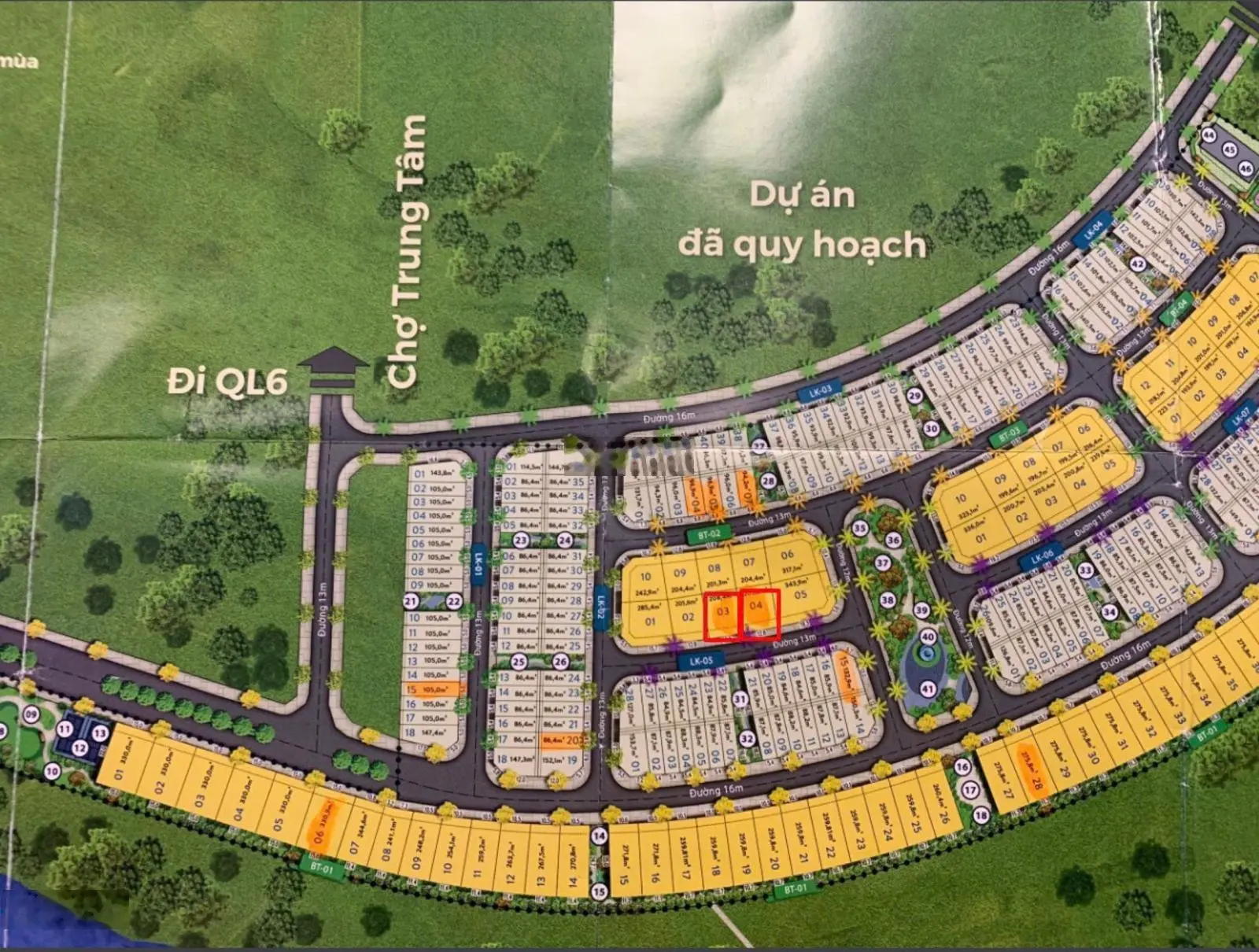 Cần bán 208m2 lô đất nền khu dự án Riverview, giá 19,5 triệu/m2