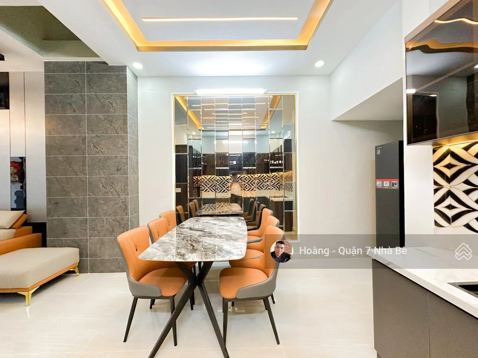 Nhà cách mặt tiền đường Dương Cát Lợi 20m - DT 4.2x14m 1 trệt 2 lầu ST - 4PN 3WC - cách Quận 7 200m