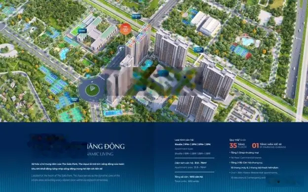 QUỸ CĂN HỘ 2PN - 3PN HOT NHẤT TẠI SMART CITY toà G2 the Sola Park