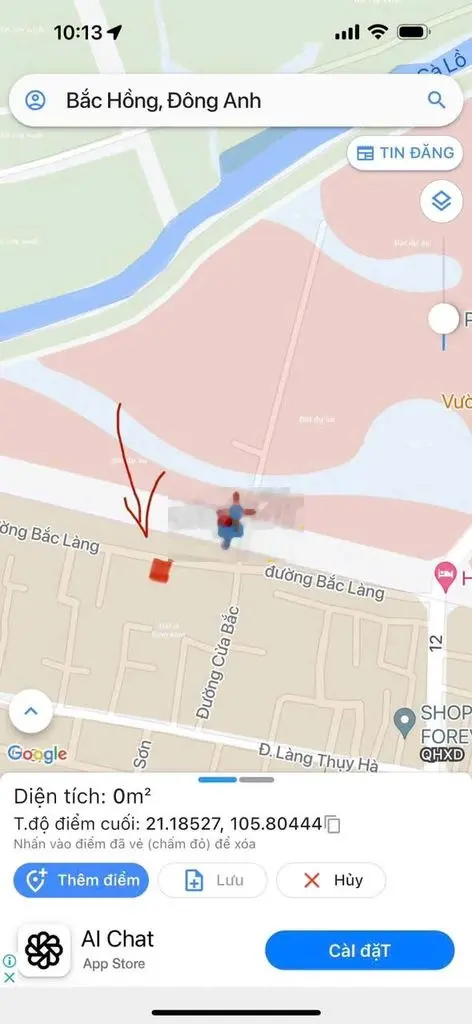 73m2 Bìa Làng Thuỵ Hà-Bắc Hồng-Đông Anh-HN Giá rẻ