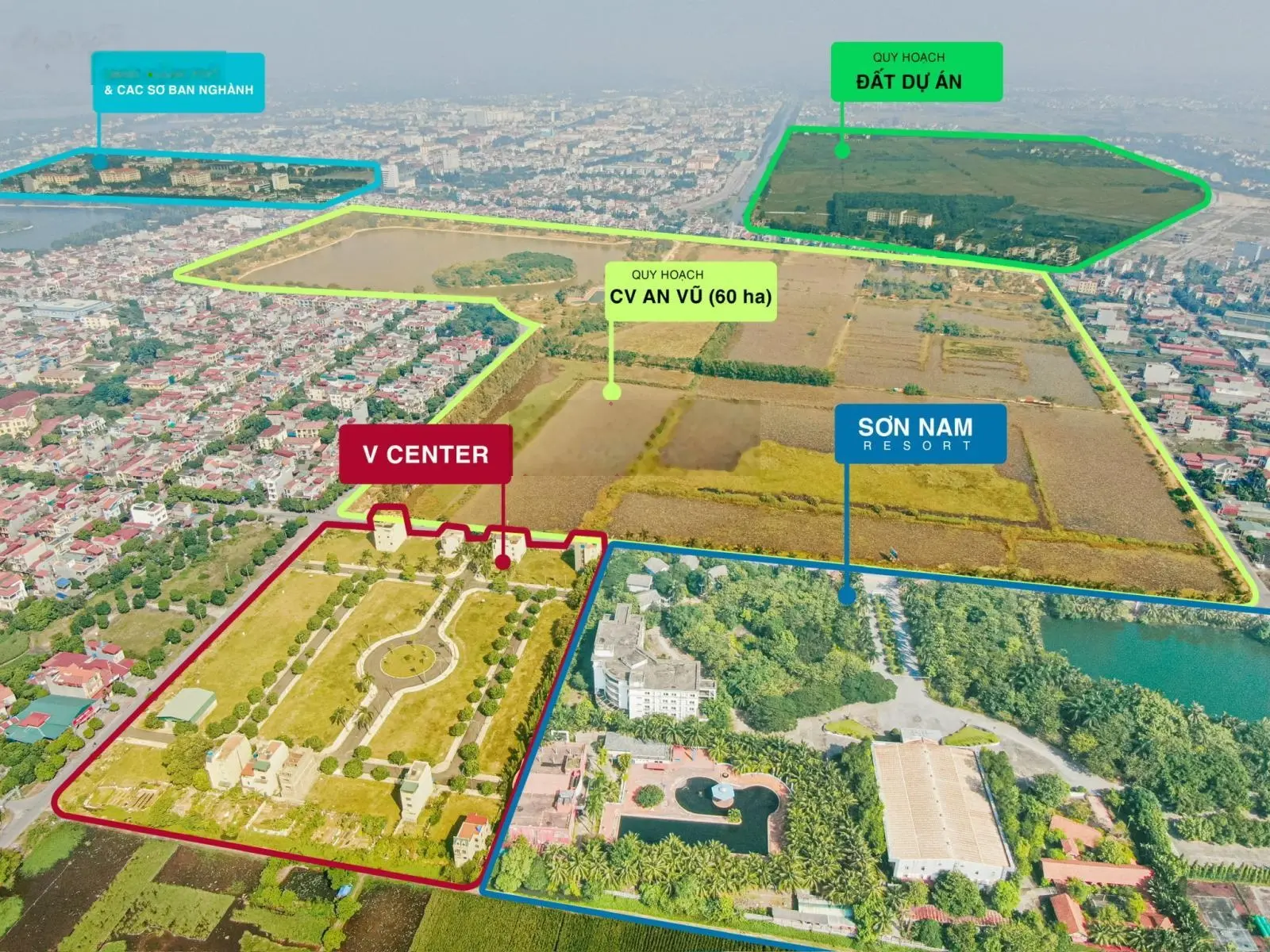 Bán đất biệt thự tại khu đô thị Sơn Nam, Hưng Yên. Diện tích 65m2