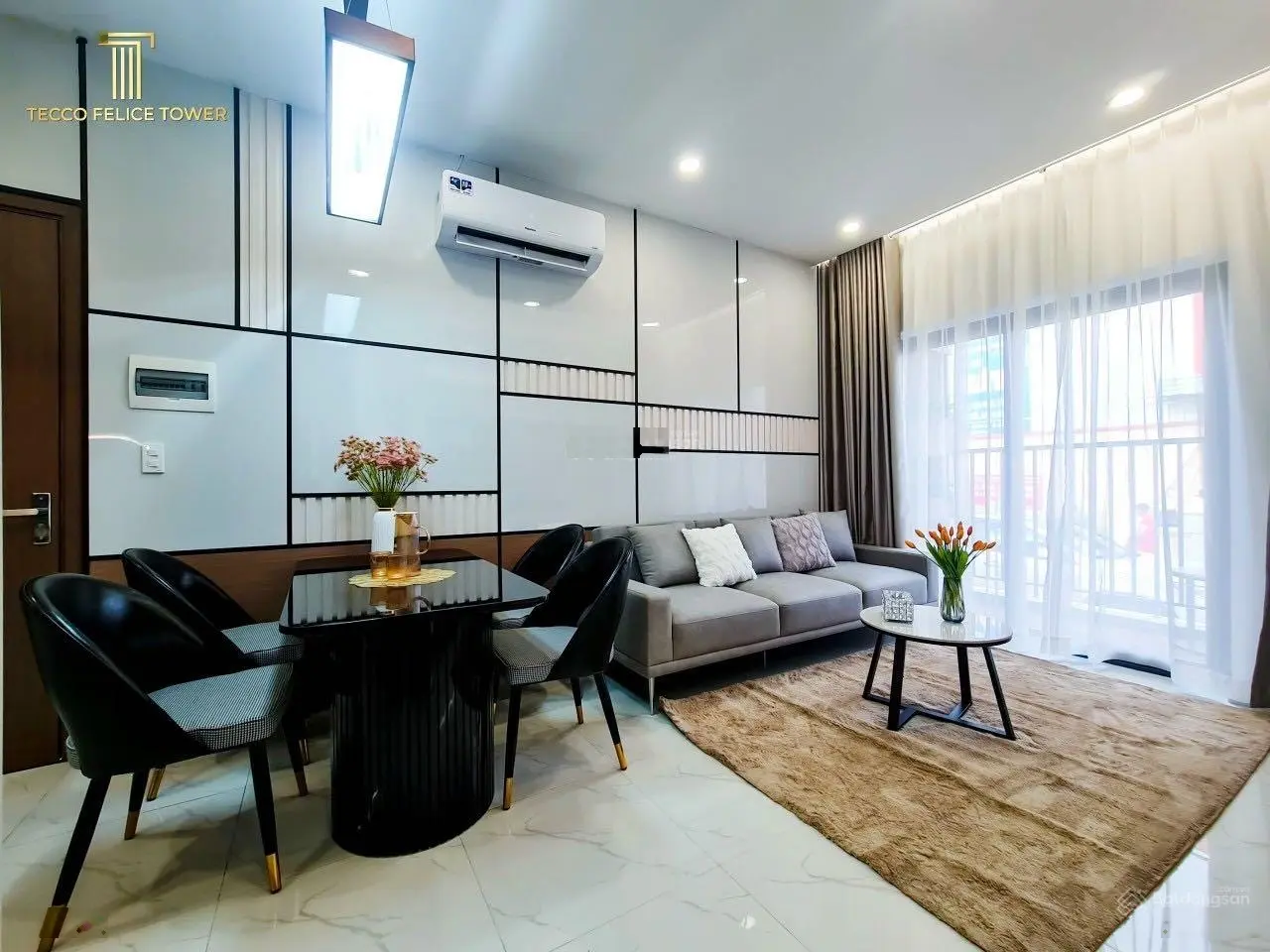 Chính chủ ngộp bán lỗ 1.1 tỷ dự án Tecco Felice Tower Tân Uyên. Căn hộ từ 1 phòng ngủ, 2 phòng ngủ