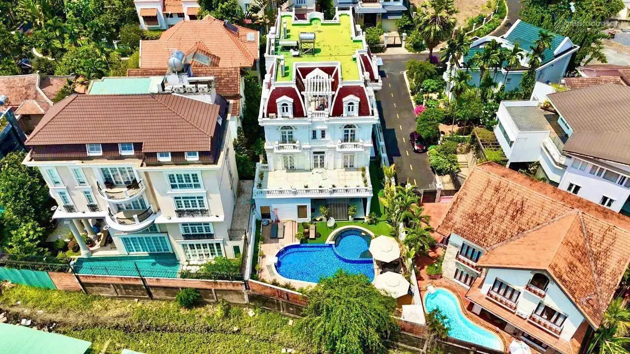 Dinh thự thảo điền - 230 tỷ giảm còn 199 tỷ - diện tích : 777m2 - hầm 3 lầu siêu đẹp