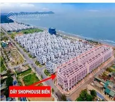 Bán căn shophouse/ liền kề Vlasta, ngay gần mặt biển Sầm Sơn. Sở hữu lâu dài. Giá từ 6,x tỷ