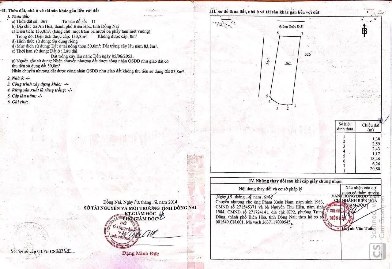 Bán nhà trên đường QL 51, Biên Hòa, ĐN. Đối diện BV ĐH Y Dược ShingMark. LH 0902665587