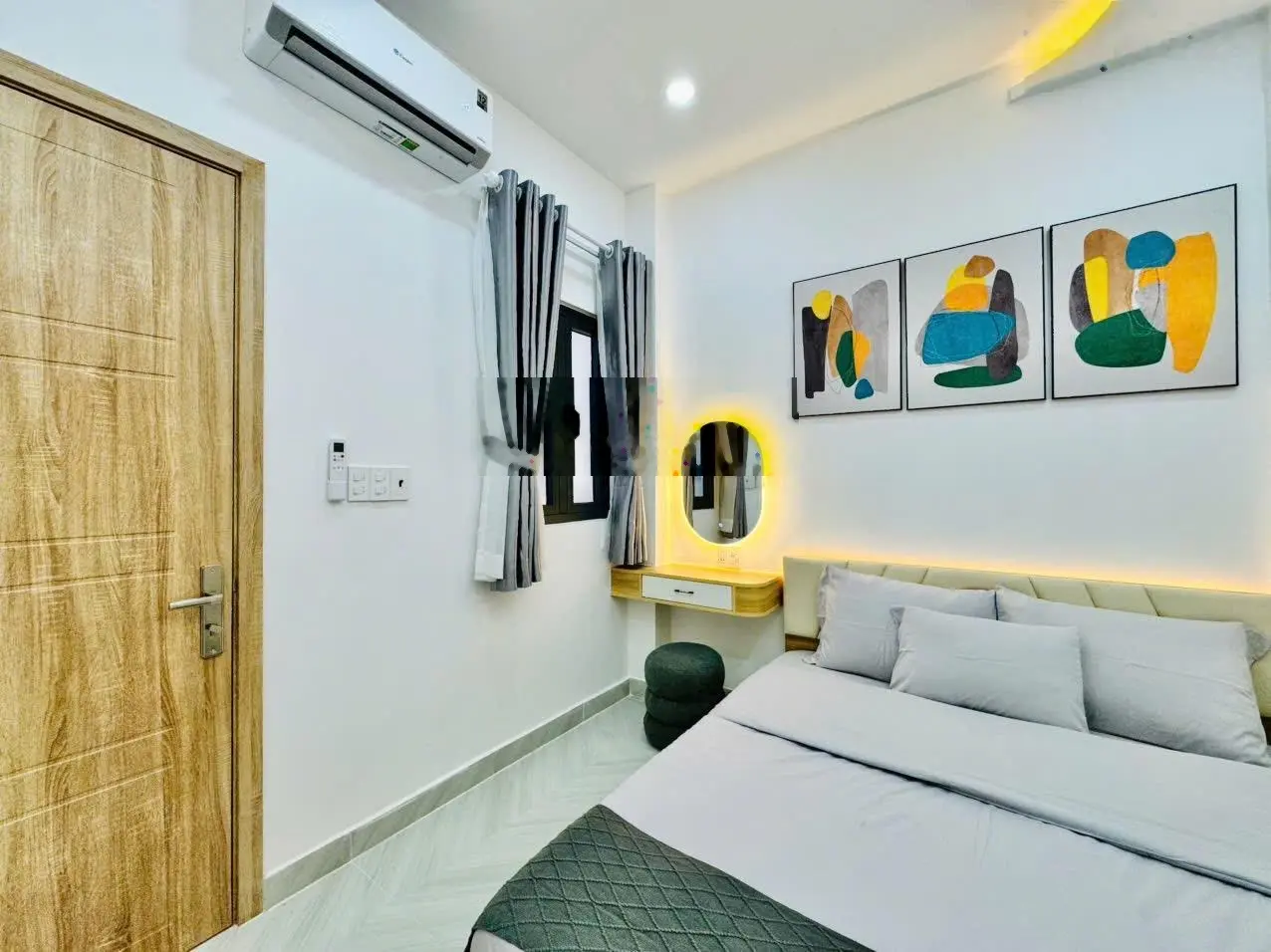 Hạ 300 triệu, nhà 3 tầng đẹp - gần mặt tiền - sân thượng chill - Nơ Trang Long, 3.2m x 11m, 30m2