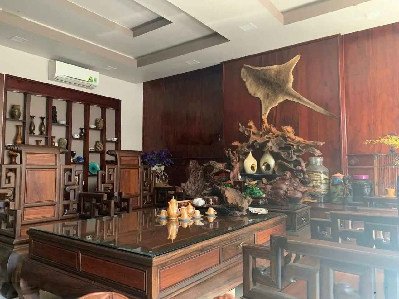 Bán nhà trung tâm phố mặt tiền ngang 9,5m vuông vắn có thu nhập ổn định từ cho thuê và nuôi yến