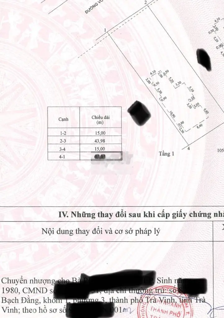 Bán biệt thự, văn phòng mặt tiền đường Võ Nguyên Giáp, TP Trà Vinh.