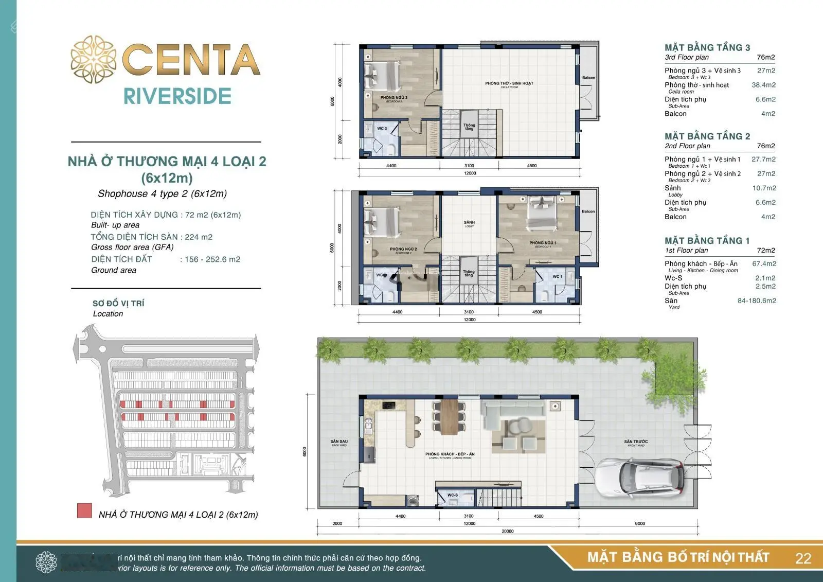 Căn Sh4 Centa Riverside Từ Sơn số đẹp 120m2 tặng nhà 3 tầng kinh doanh 6,7 tỷ 0966 228 ***