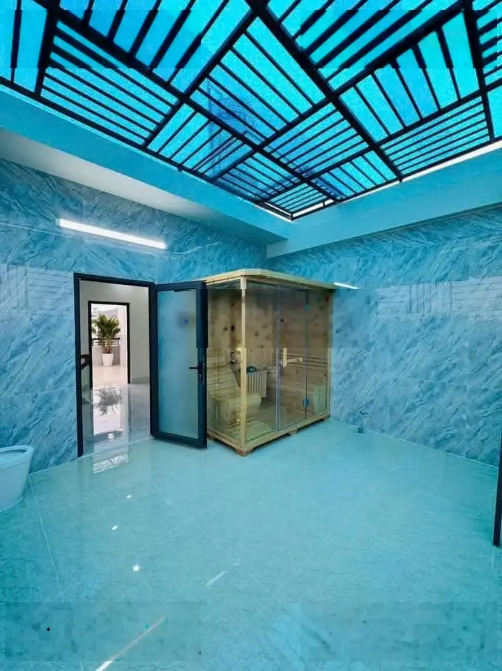 Nhà gần chợ Thạnh Xuân, đường 12m thông, nhà mới full nội thất
