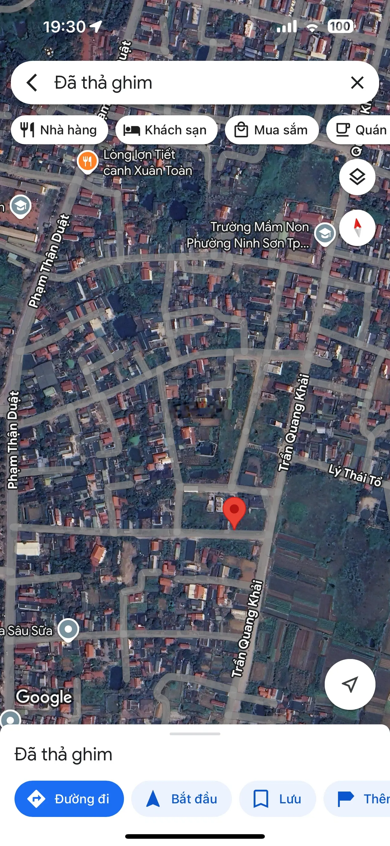 Chính chủ bán đất 6x18 =108m2, khu Vườn Trên, P. Ninh Sơn