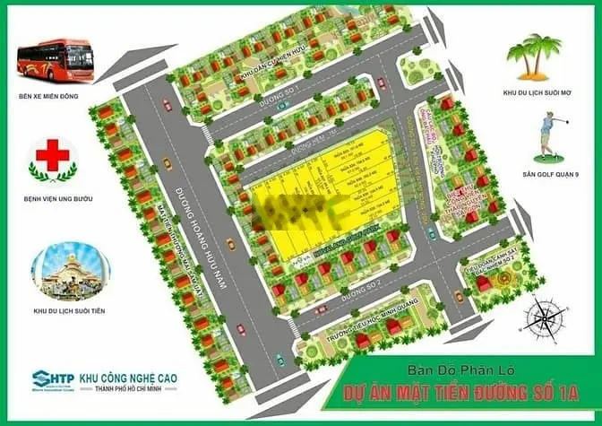 Bán đất đường số 1 hoàng hữu nam.P long thạnh mỹ. Q9