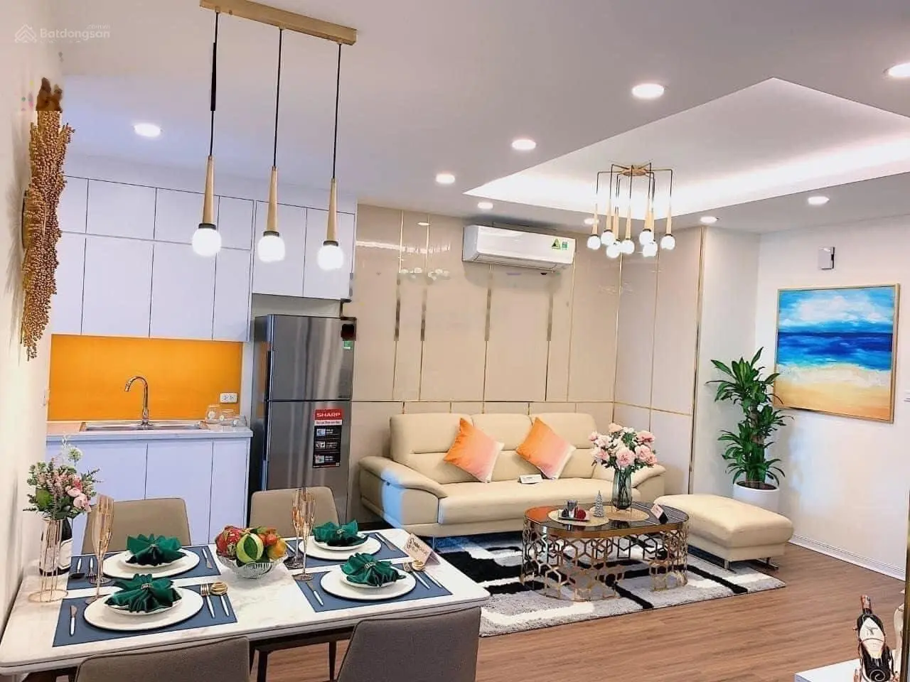 Bán căn hộ 2PN DT 68,2m2 tại trung tâm TP Thái Nguyên, sẵn HĐ thuê 250tr