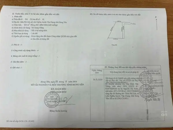 Chính chủ gửi 200m giá chỉ 1x triệu/m thôn Phi Liệt- xã Liên Nghĩa- Văn Giang- Hưng Yên.