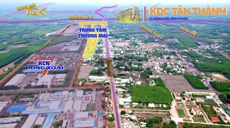 Đất sát QL 14 trung tâm thành phố Đồng Xoài