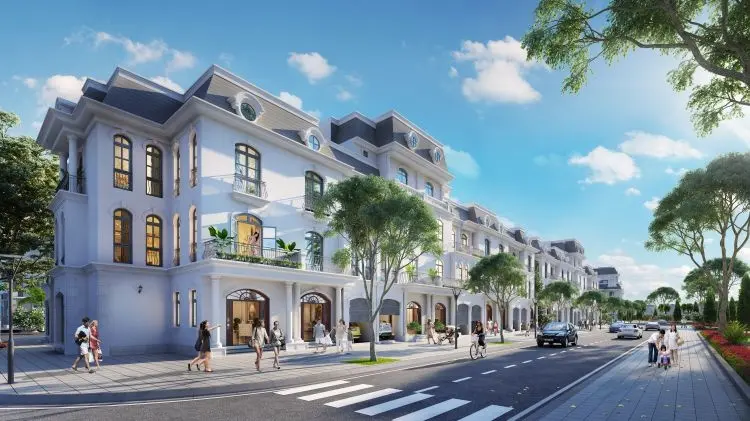 Biệt thự liền kề siêu Hot 105m2 vỉa hè to nhất nhìn dự án, đường trục lớn