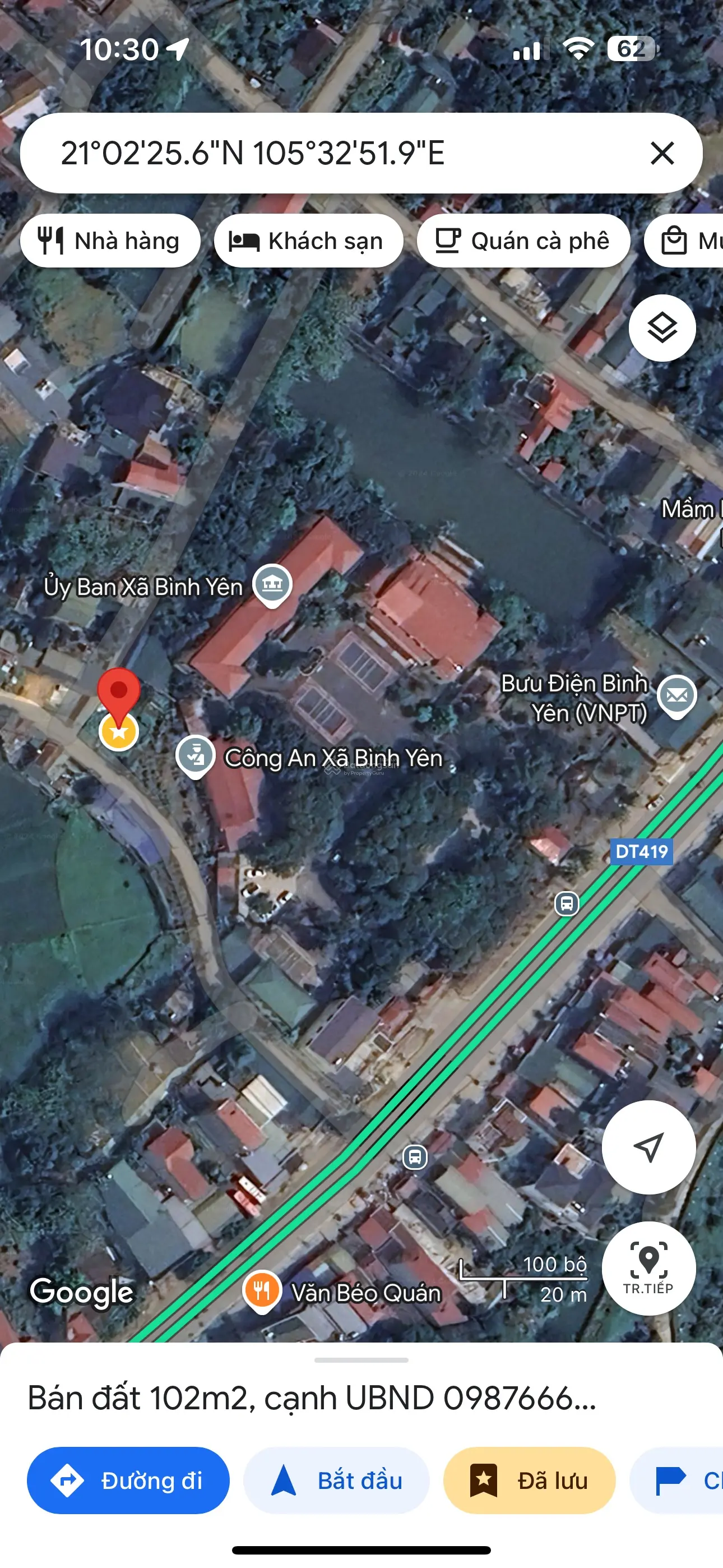 Chính chủ bán đất thổ cư tại Hoà Lạc