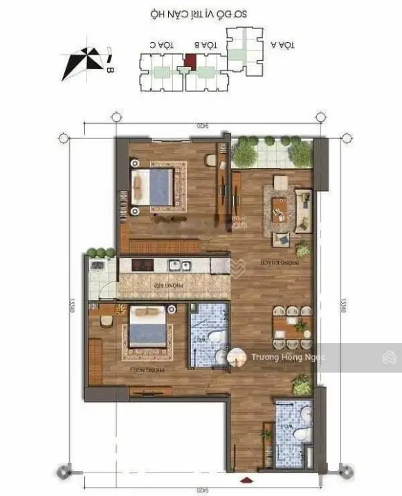 Chính Chủ Gửi Bán Căn Hộ 2Pn Tòa Ecolife Tây Hồ Tầng Trung Giá 5,8 Tỷ