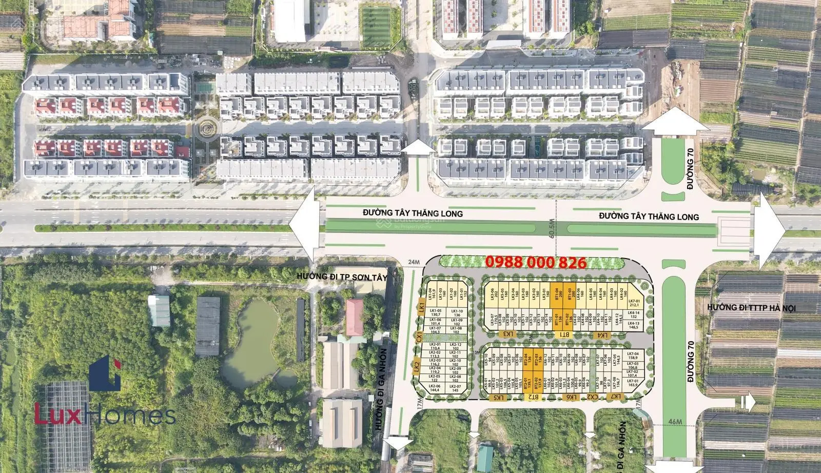 Mở bán quỹ hàng ngoại giao mặt đường Tây Thăng Long - Jade Lake Residence gía chỉ từ 235tr/m2