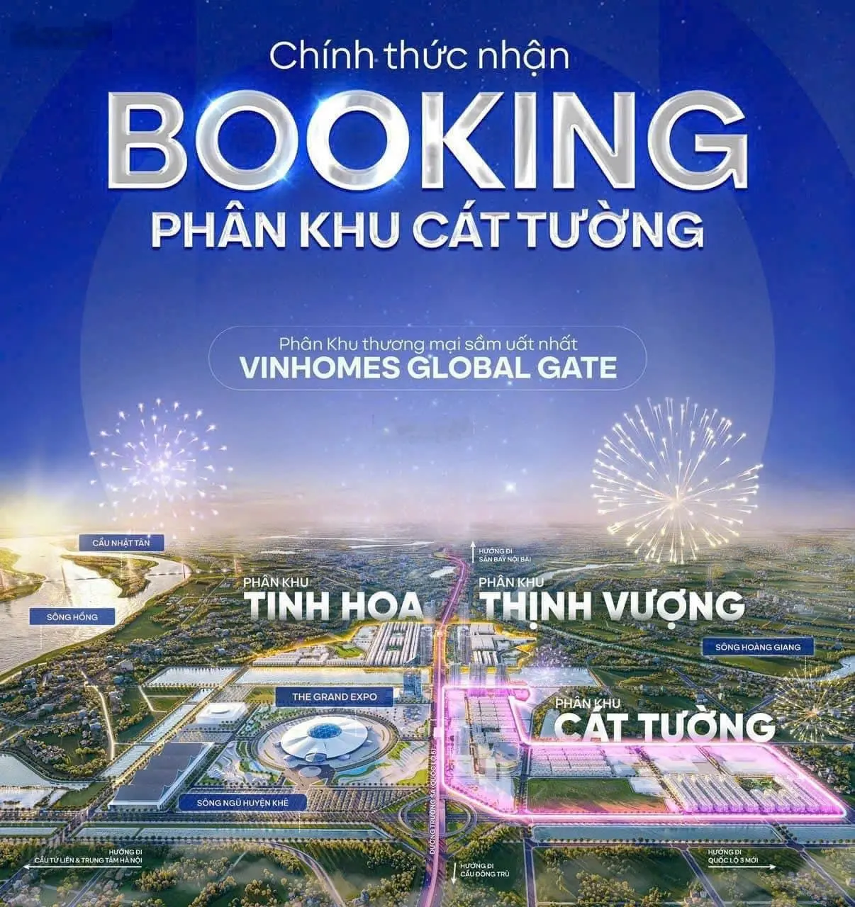 Chính Thức Nhận Booking Phân Khu Cát Tường Từ Ngày 07/10 Đến Hết Ngày 15/10/2024 Vinhomes Cổ Loa