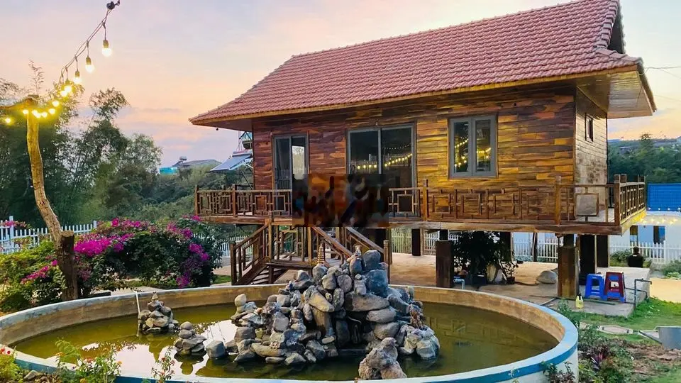 Nhà sàn ven ngoại ô Đà Lạt 1211m2 thổ cư 100m2 giá 2ty790 triệu