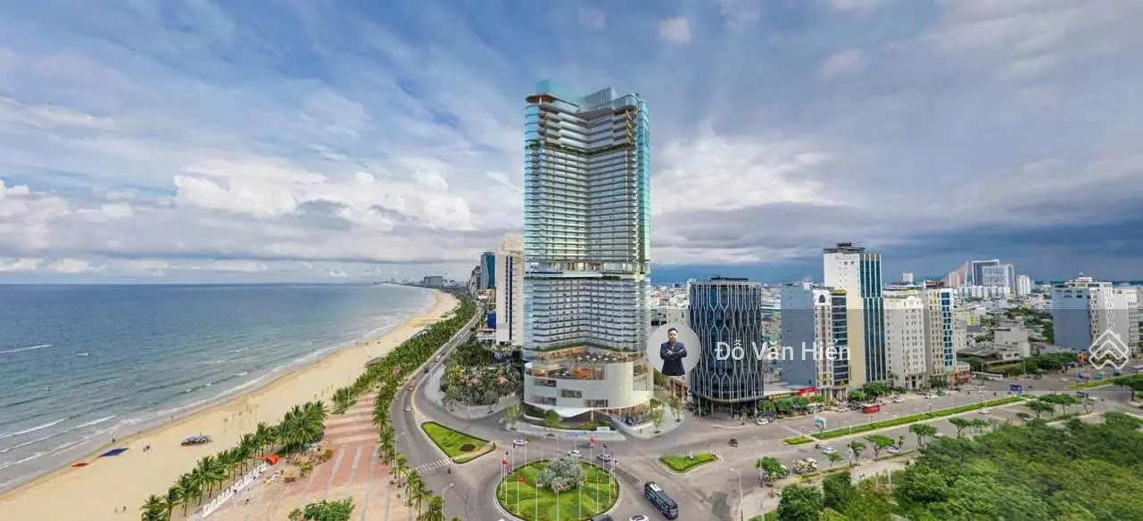 ~900m2 mặt biển Mỹ Khê, sẵn GPXD 20 tầng, với tổng công suất khai thác ~ 160 phòng khách sạn