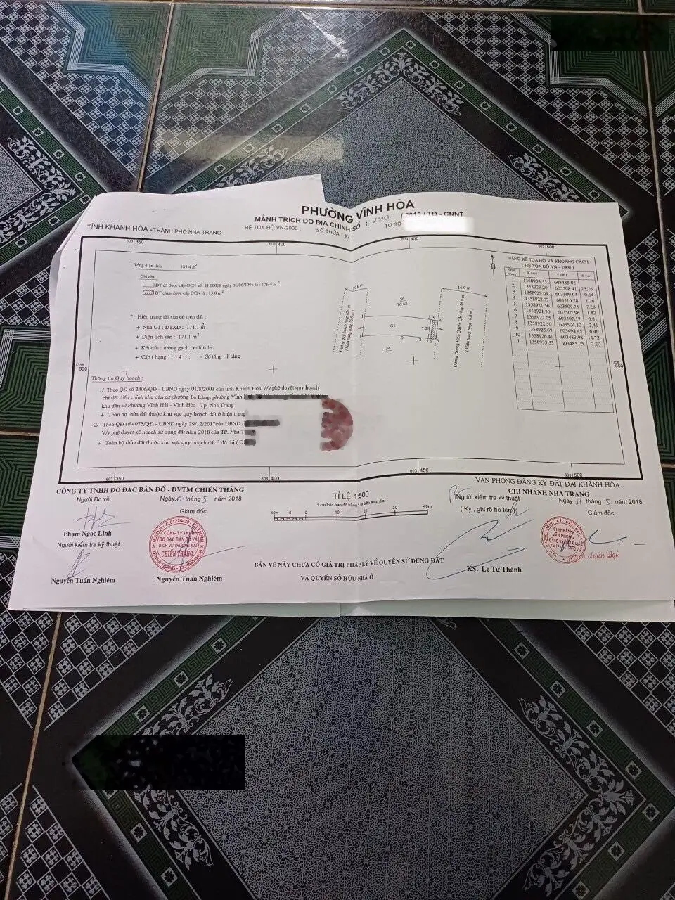Bán đất đường Dương Hiến Quyền, Vĩnh Hoà, Nha Trang, dt 195m2 (ngang 7,2m) hướng đông - Giá 7,6 tỷ