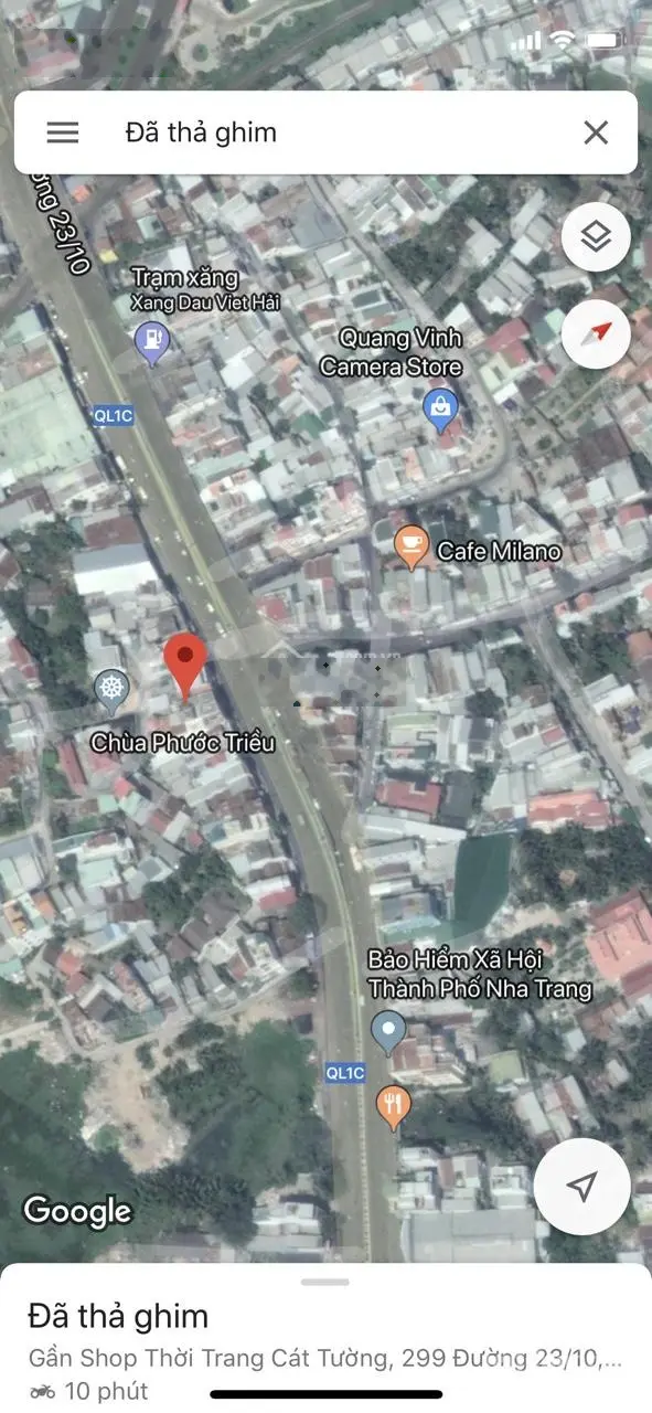 Bán nhà mặt tiền đường 23/10, gần Lotte Mart Nha Trang, giá 65tr/m2, LH: 0898 368 ***Bách)