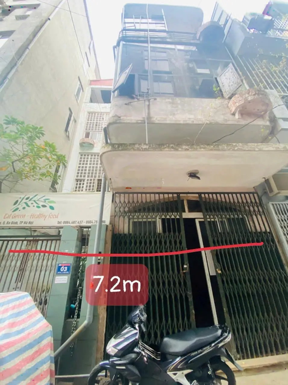Bán căn nhà 4 tầng phố Thành Công, diện tích 185m2. Mặt tiền 8m. Giá đầu tư