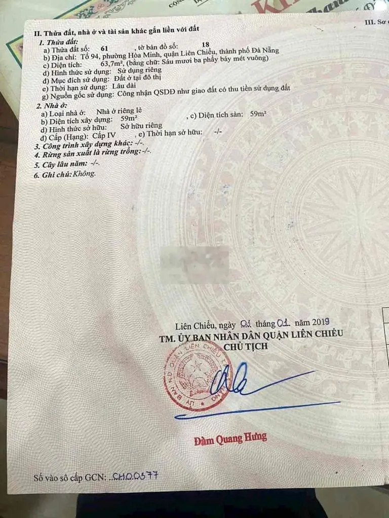 Bán đất kiệt Ô Tô Nguyễn Chánh