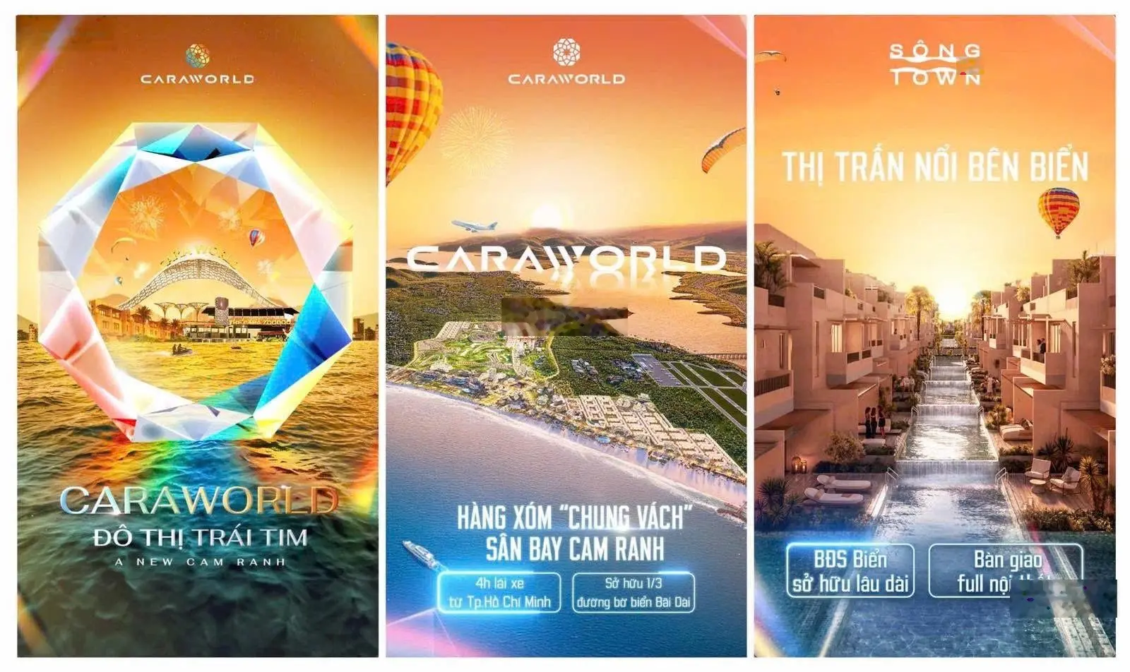 Dự án caraworld cam ranh mở bán phân khu thấp tầng cao cấp nhất siêu dự án đô thị biển 800ha