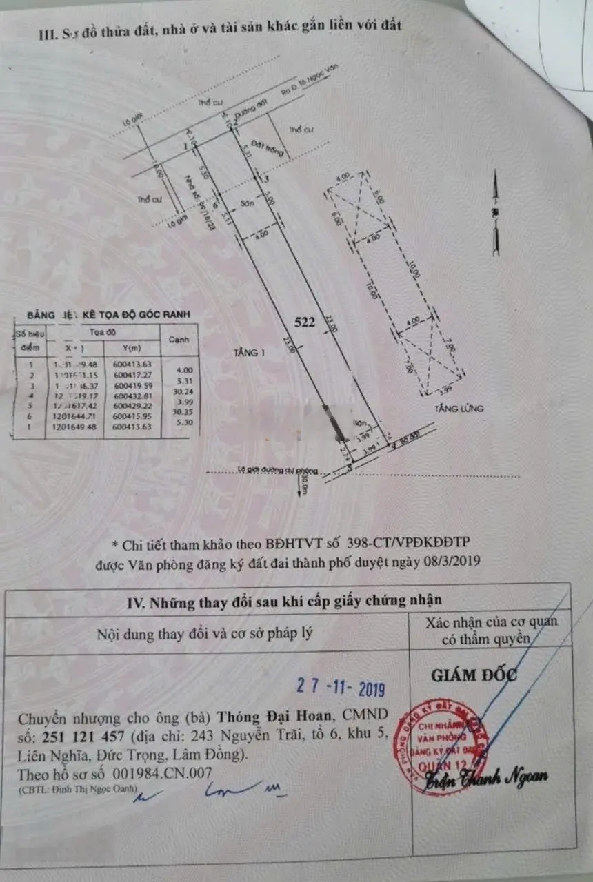 Bán NR siêu hot tại Thạnh Xuân 21, 4,65 tỷ, 142m2, 3PN, 2WC