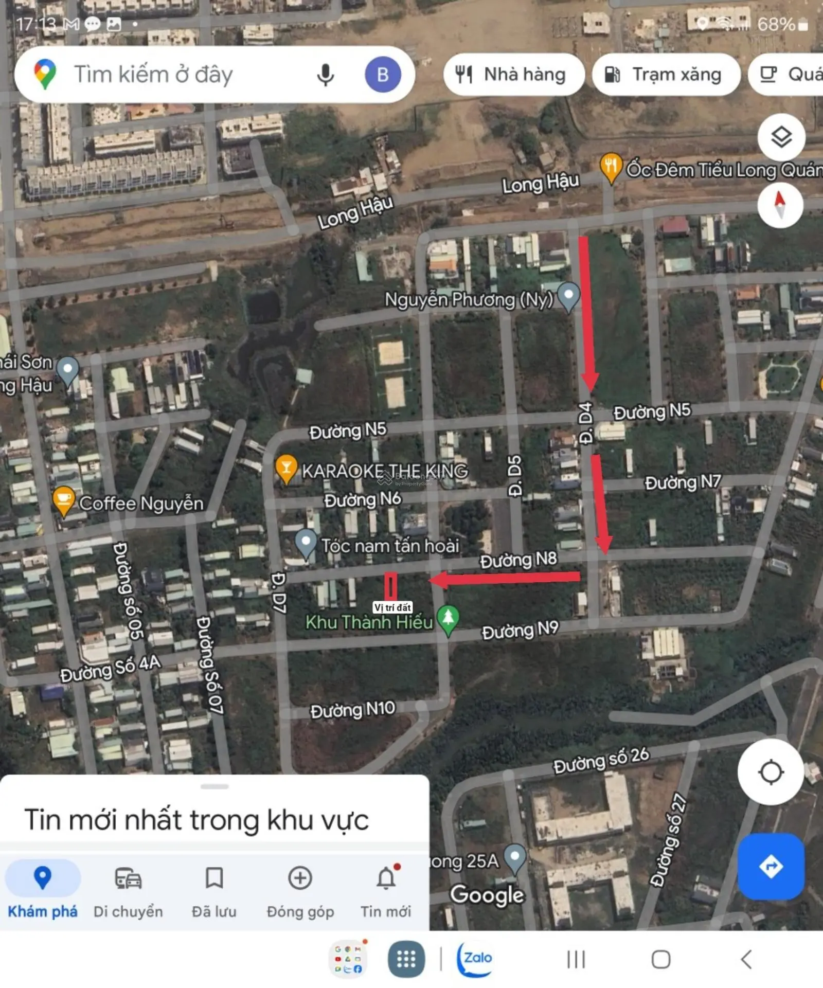 BÁN ĐẤT NỀN KHU DÂN CƯ THÀNH HIẾU LONG HẬU NGAY CÔNG VIÊN GIÁ 2TY5 CÒN TL, DT 100M2 ĐƯỜNG RỘNG 15m.