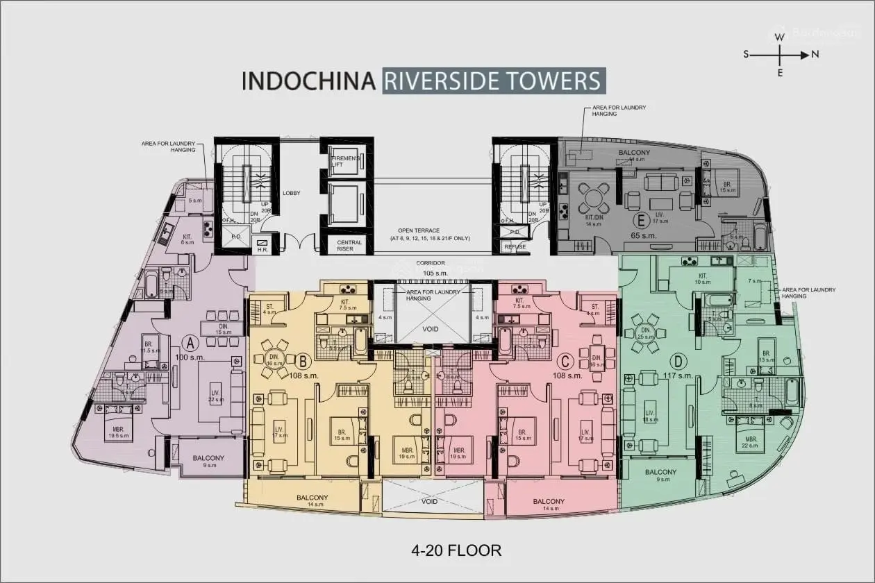 BÁN CĂN HỘ INDochina Riverside, 3,5 TỶ VND, 65m2, VIEW ĐẸP TẠI ĐÀ NẴNG