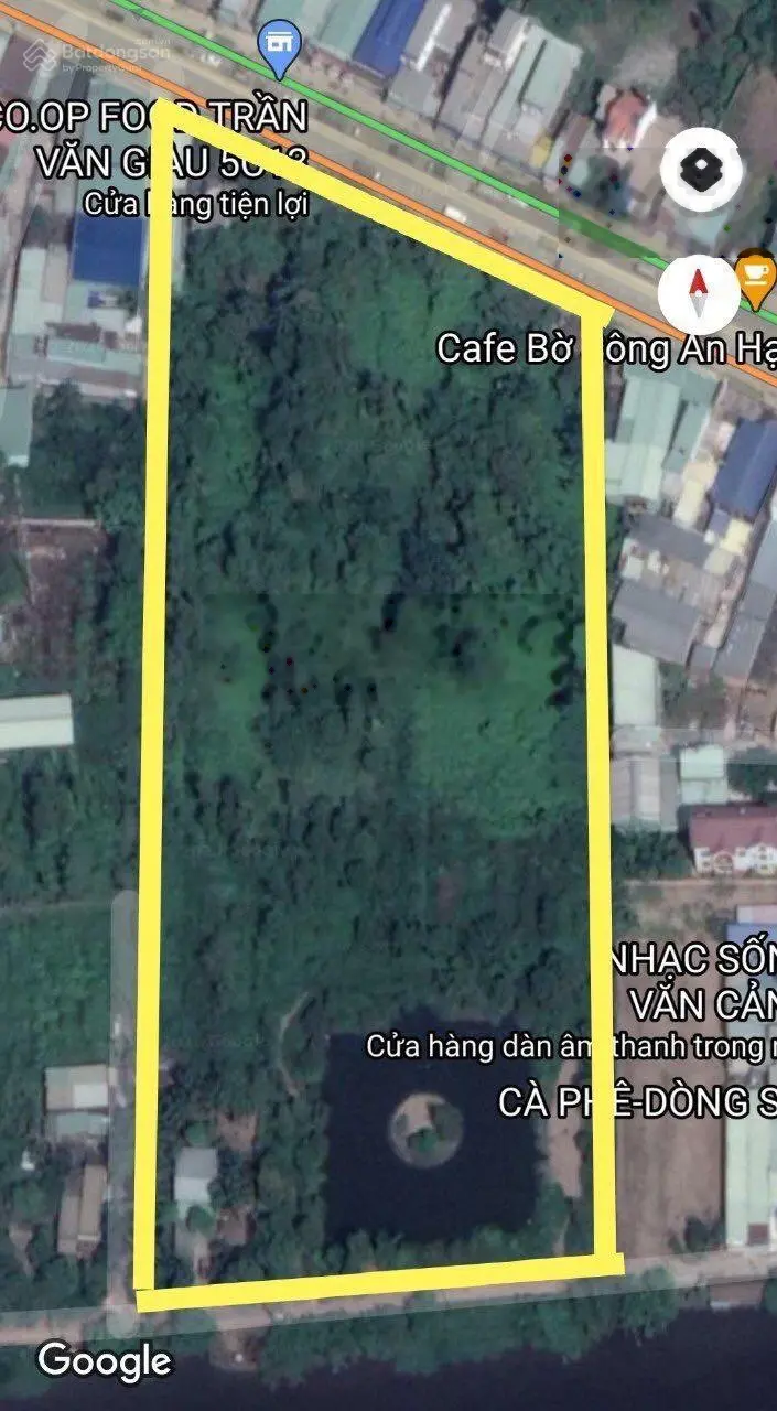 Bán mặt tiền Trần Văn Giàu, Bình Chánh DT: 100m x220m. CN: 24.400m2 (Gần 2.5 Ha)
