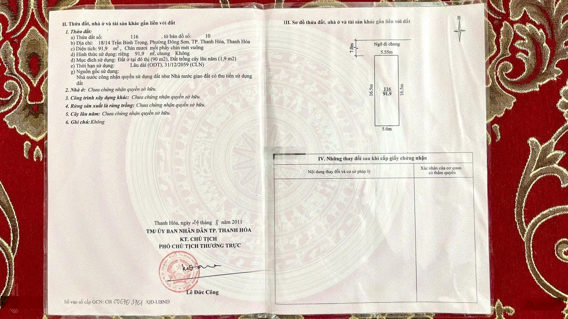 Bán nhà Trần Bình Trọng, 91,9m2, đất nở hậu, ô tô thông thoải mái giá bán nhanh 3.05 tỷ