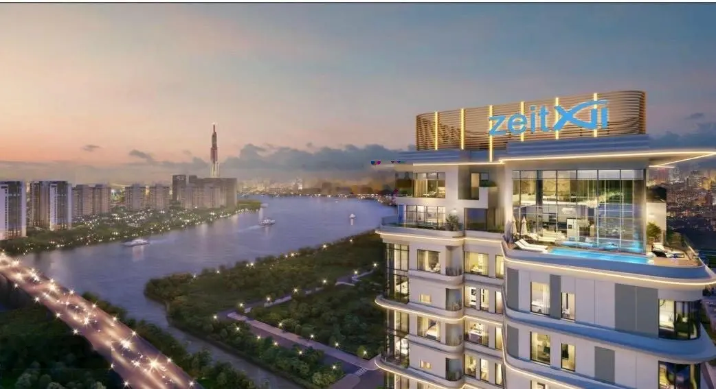Căn hộ Duplex 215.71m2 4PN (Tháp 1) Thủ Thiêm Zeit River view sông Q1 - LM81 - Bitexco