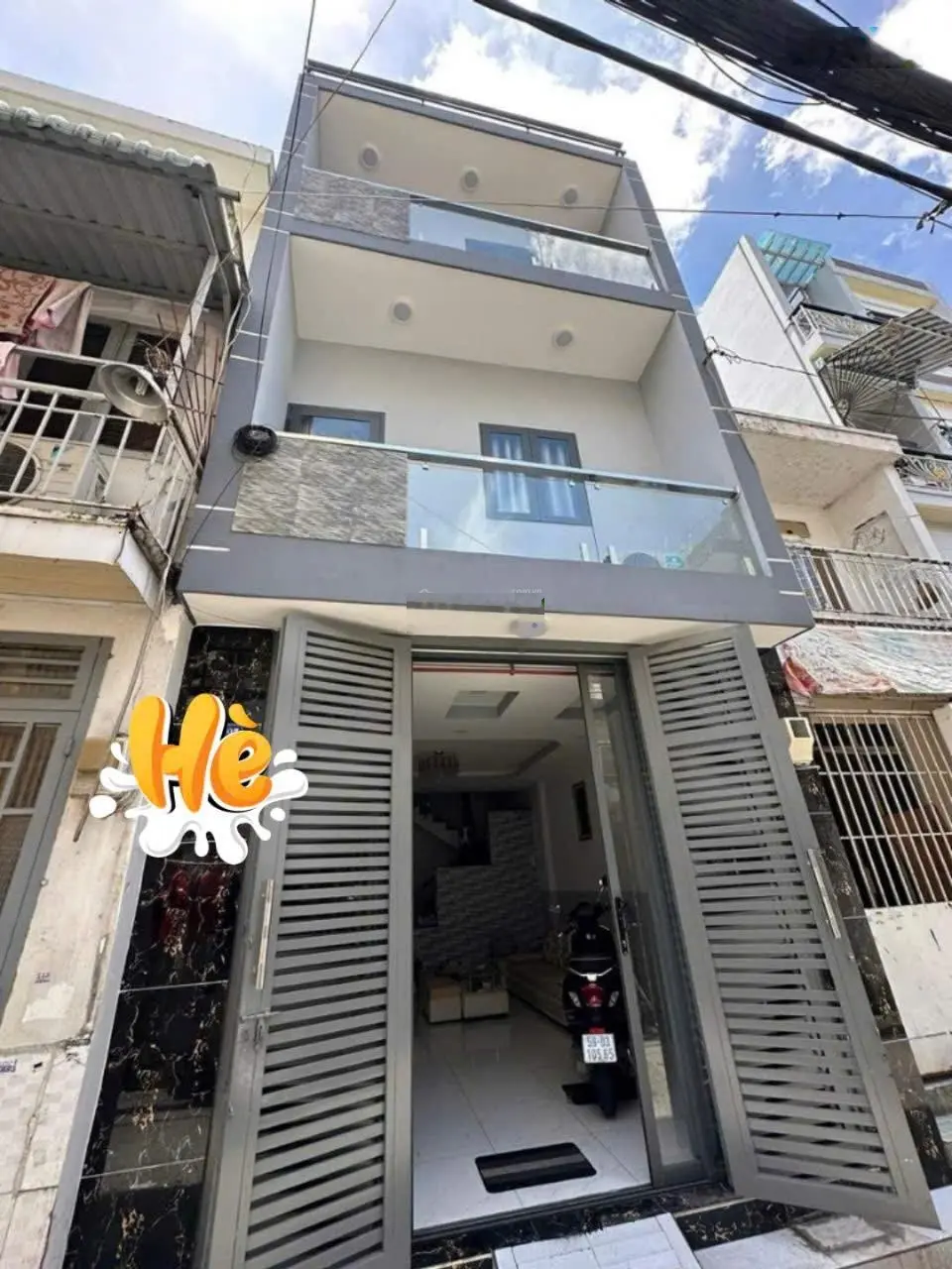 Nhà bán hẻm xe hơi thông- 3 tầng, 44m2, lê trọng tấn, tân phú nhỉnh 5ty