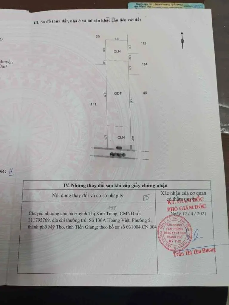 Bán đất Phường 5 cách Đoàn Thị Nghiệp 150m