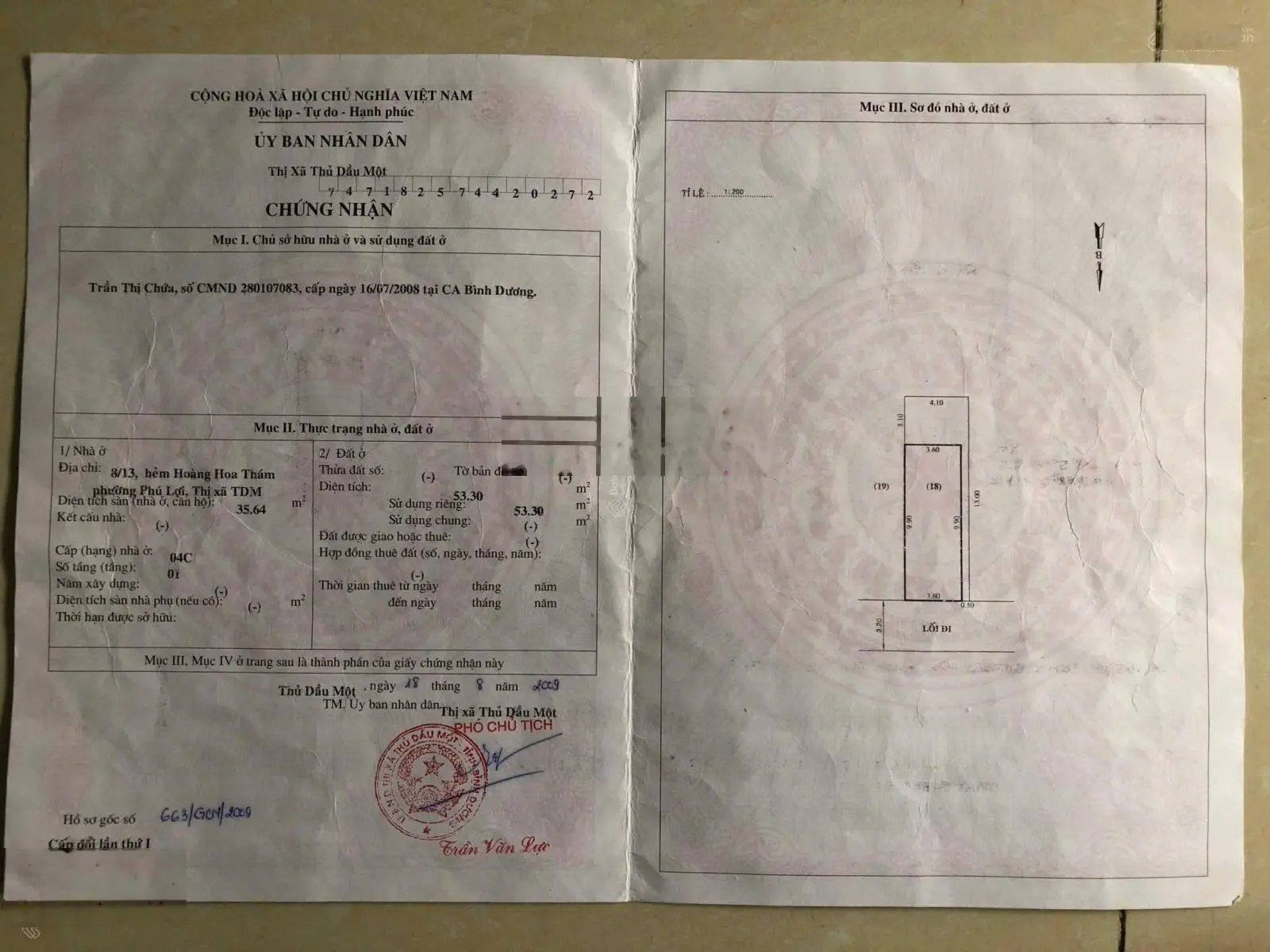 Bán nhà cách siêu thị Go chỉ vài bước chân, giá chỉ 2 tỷ 1 trệt 1 lầu, gần ĐH Bình Dương