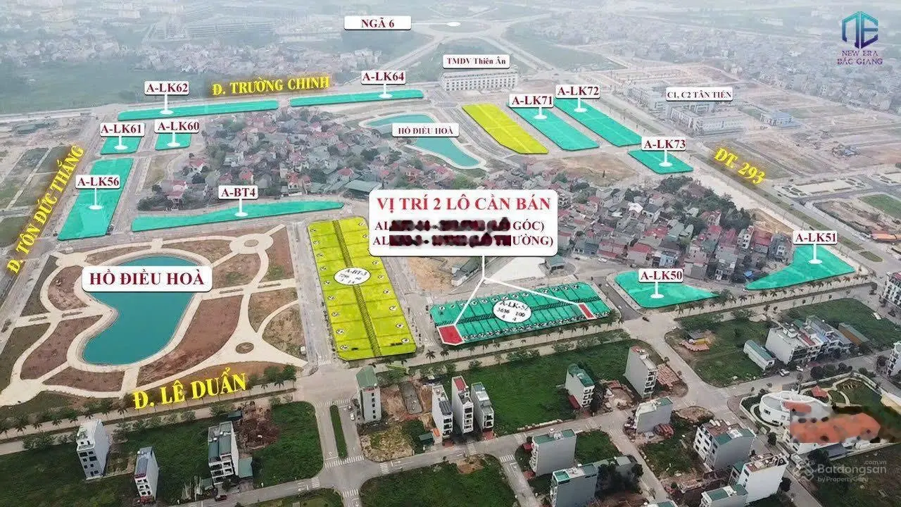 Chính thức mở bán bổ sung 30 lô đất giai đoạn 2 dự án New Era - trung tâm hành chính tỉnh BG