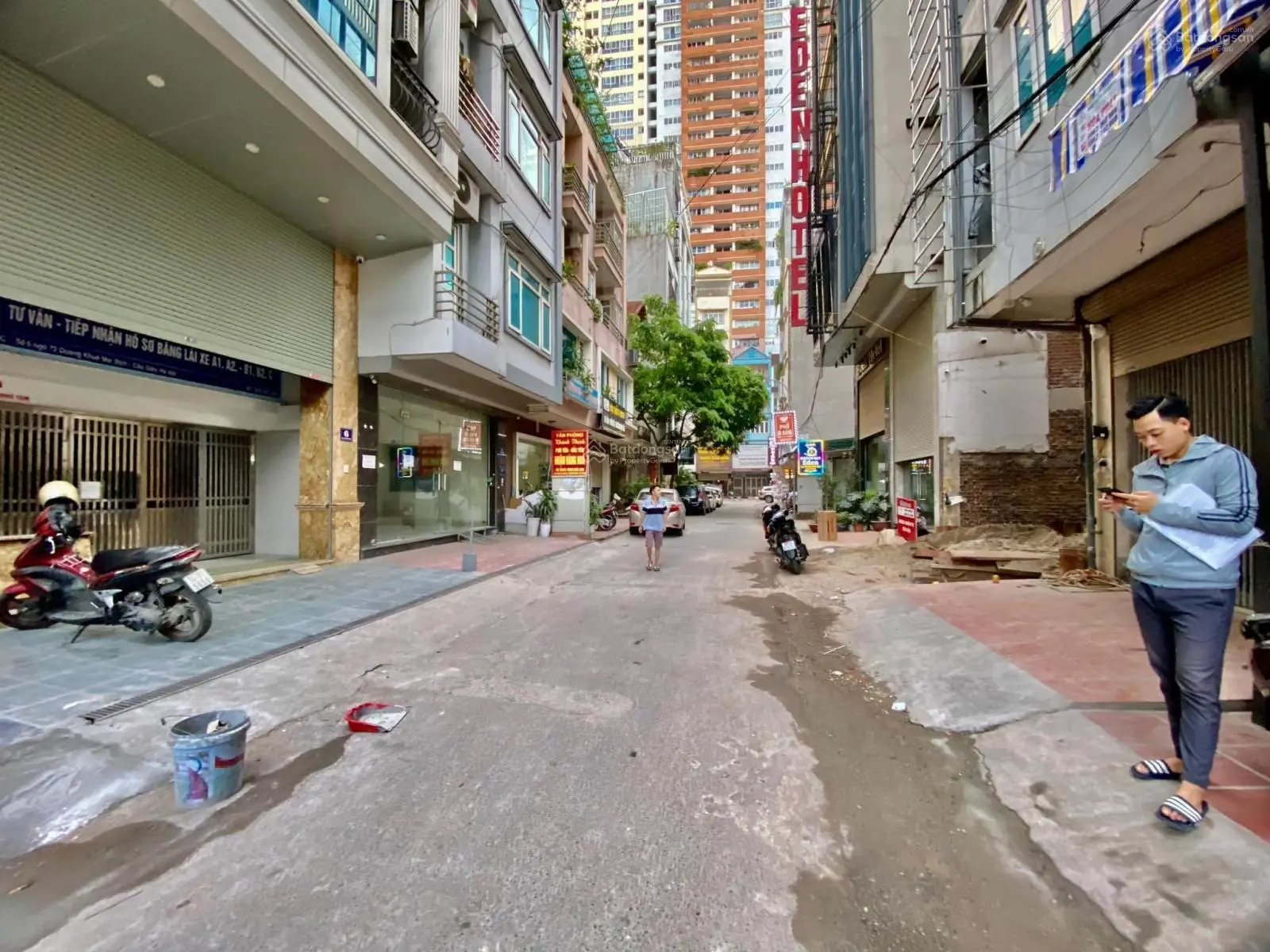 Tòa nhà 8 tầng thang máy Trần Thái Tông, 105m2, 25 phòng cho thuê. Doanh thu 150 triệu/ tháng