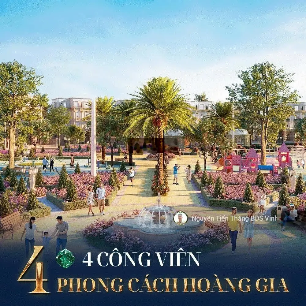 Sốc! 5 tỷ có ngay BT song lập ở phân khu Hoàng Gia 189m2, MT 9m. X3 trong tầm tay, thanh khoản dễ