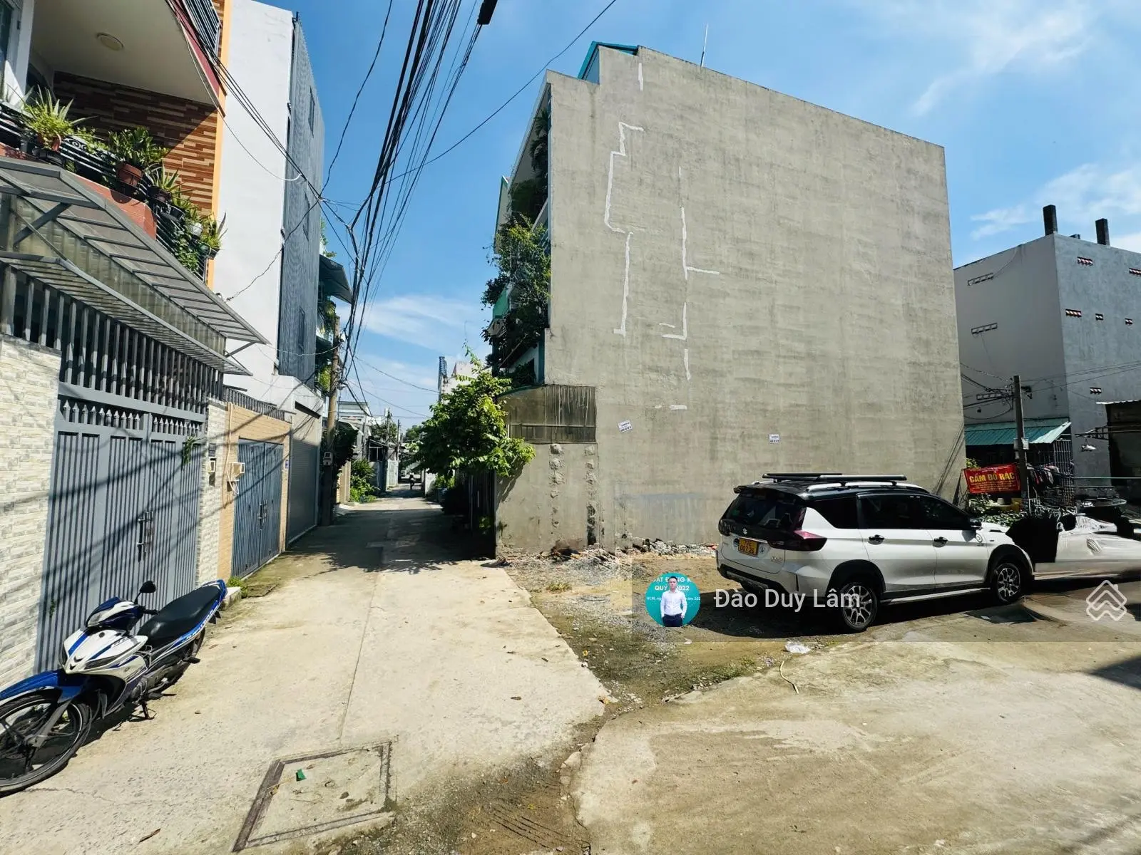 Đất thổ cư giá đầu tư: 5.87x14.9m Góc 2 mặt đường xe hơi sau Cân Nhơn Hoà, đối diện Vạn Phúc City