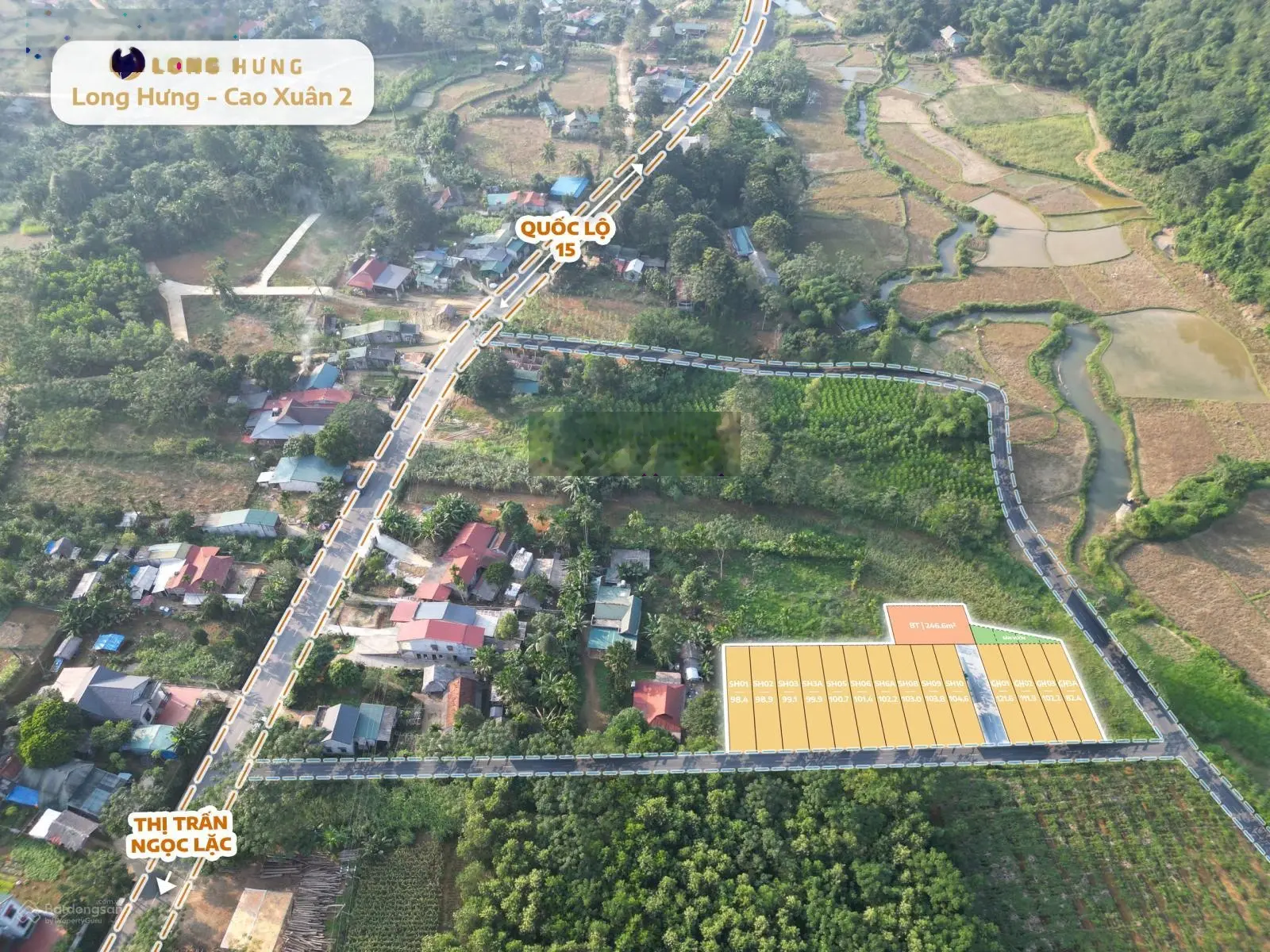 Đất ở đô thị full thổ cư, cạnh trung tâm thị trấn, khu công nghiệp