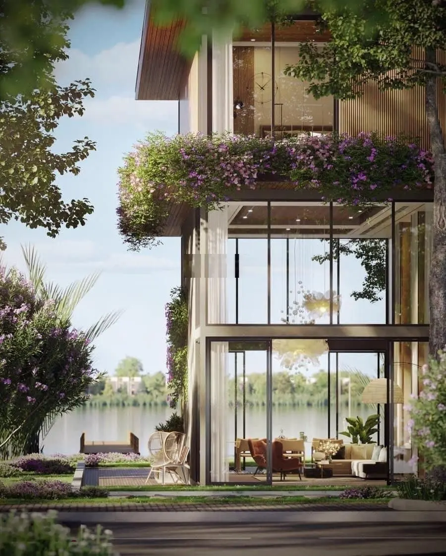 Biệt thự đơn lập độc bản EcoVillage, trực diện sông, bến du thuyền, duy nhất 1 căn suất ngoại giao